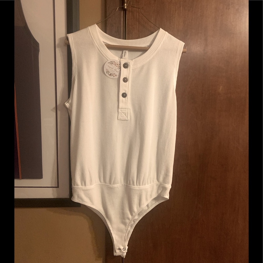 NWT Large Ivory Jumpsuit